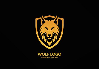 Wolf Head Logo animal branding design graphic design head illustration logo vector wolf