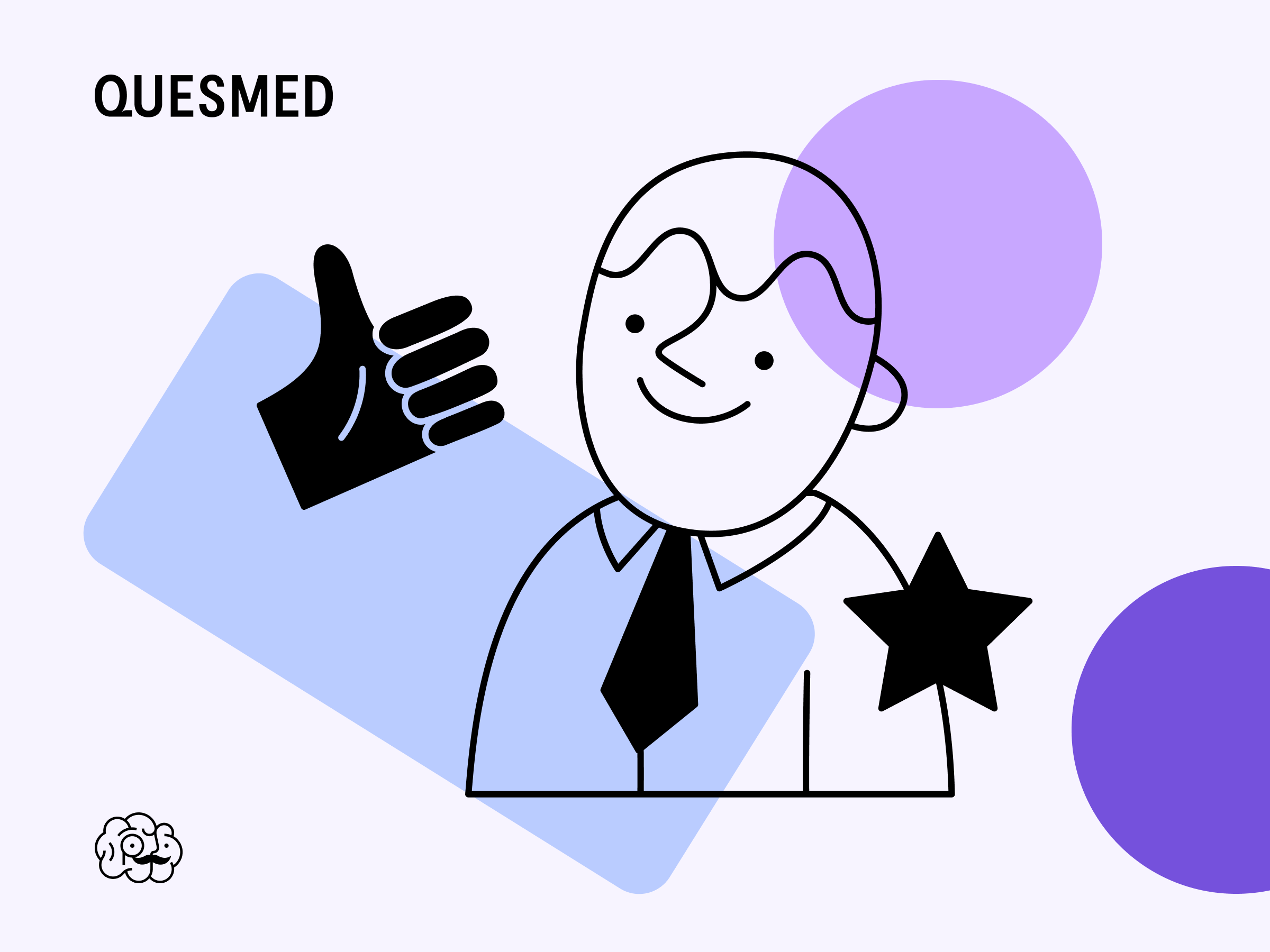 Quesmed illustration system branding colorful design system education friendly illustrations learning medicine minimalistic modern motion graphics shapes simple smart visual identity