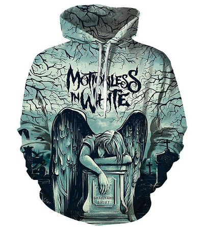 Motionless In White Blue 3D Hoodie MIWH1