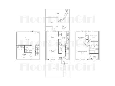 Floor Plans & Site Plans 2 architecture design floorplan graphic design illustration real estate siteplan