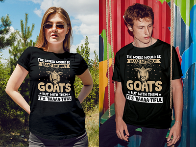 Goat t-shirt design. branding clothing design goats illustration print shirt design t shirt t shirt design tshirt typography