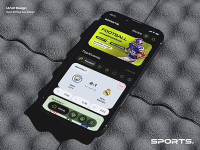 Innovative Sports Betting App Design app app design app development bet betting betting app betting mobile app football gambling game interface mobile app nba score soccer sport sport betting app sports app sports betting sports game