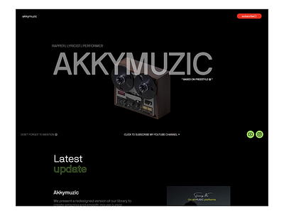 MUSIC PORTFOLIO bandwebsite design dribbble googledesign musicplayer musicportfolio musicwebsite portfolioperfection responsivedesign smoothscrolling ui uiux uxdesign webdesign webdevelopmen webdevelopment