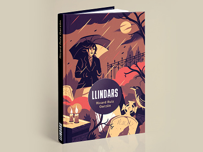 Llindars book bookdesign cover design editorial horror illustration poe