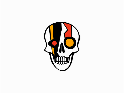 Skull Logo branding death design emblem halloween horror icon identity logo mark mascot music rock scary skeleton skull sports surrealist symbol vector
