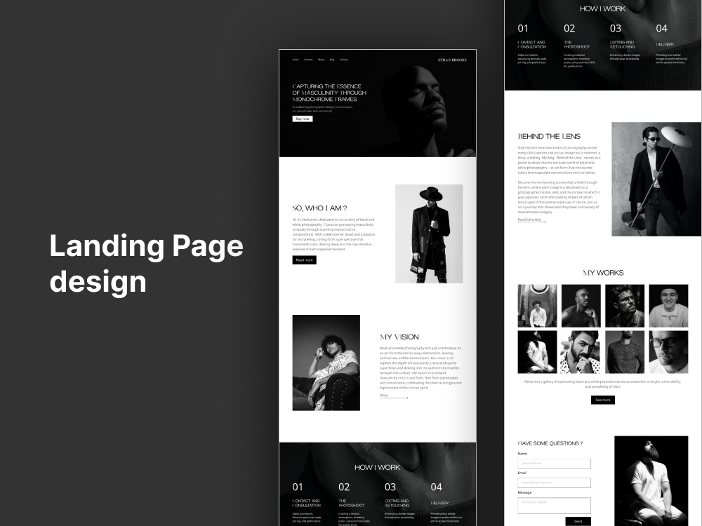 landing page by Pelumi Olusanmi | Dribbble