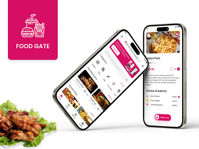 Food Delivery App UI Design app design checkout design food app food delivery food delivery app menu design mobile app product design ui ui design ui ux ux design
