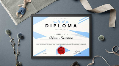 Unique Certificate Design certificate design graphic folks unique