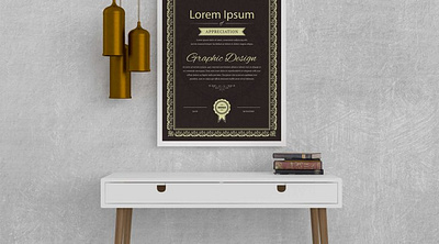 Modern Certificate Design certificate design graphic folks modern