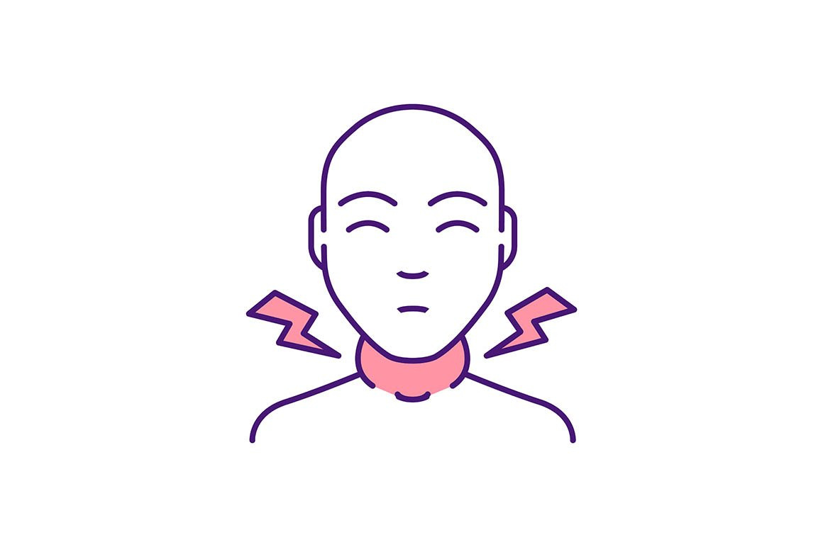 Swollen Lymph Nodes Rgb Color Icon By Bsd Studio On Dribbble Swollen Lymph Nodes Rgb Color Icon By Bsd Studio On Dribbble