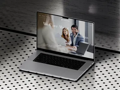 Resolute Group, web design and branding branding business consultancy consulting corporate fintech investment landing page web design website