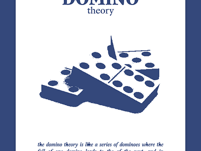 Domino theory 2d design graphic design illustration photoshop