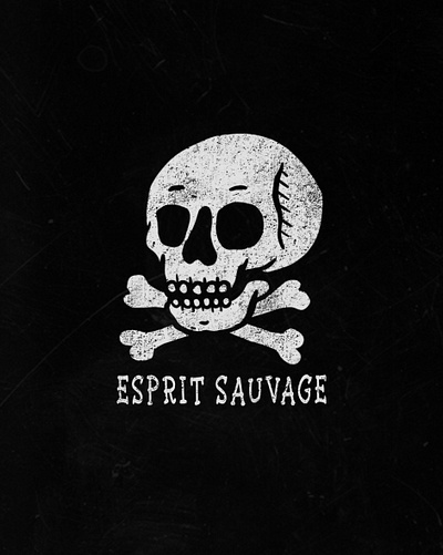 Esprit sauvage apparel design badge design branding design illustration sauvage skull vintage vintage illustration