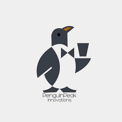 penguin logo logo logo design penguin