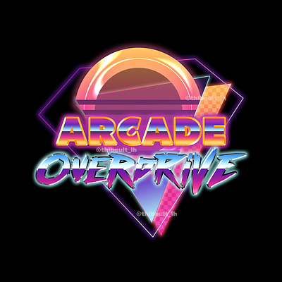 Arcade Overdrive arcade graphic design overdrive