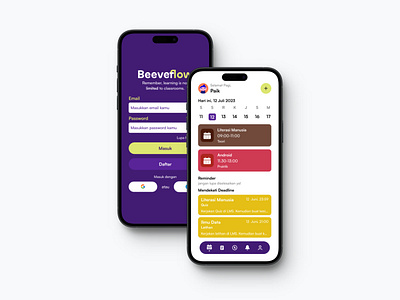 Beeverflow - Student Productivity activity design design ui layout mobile app student ui ui design ui ux designer uiux uxdesign