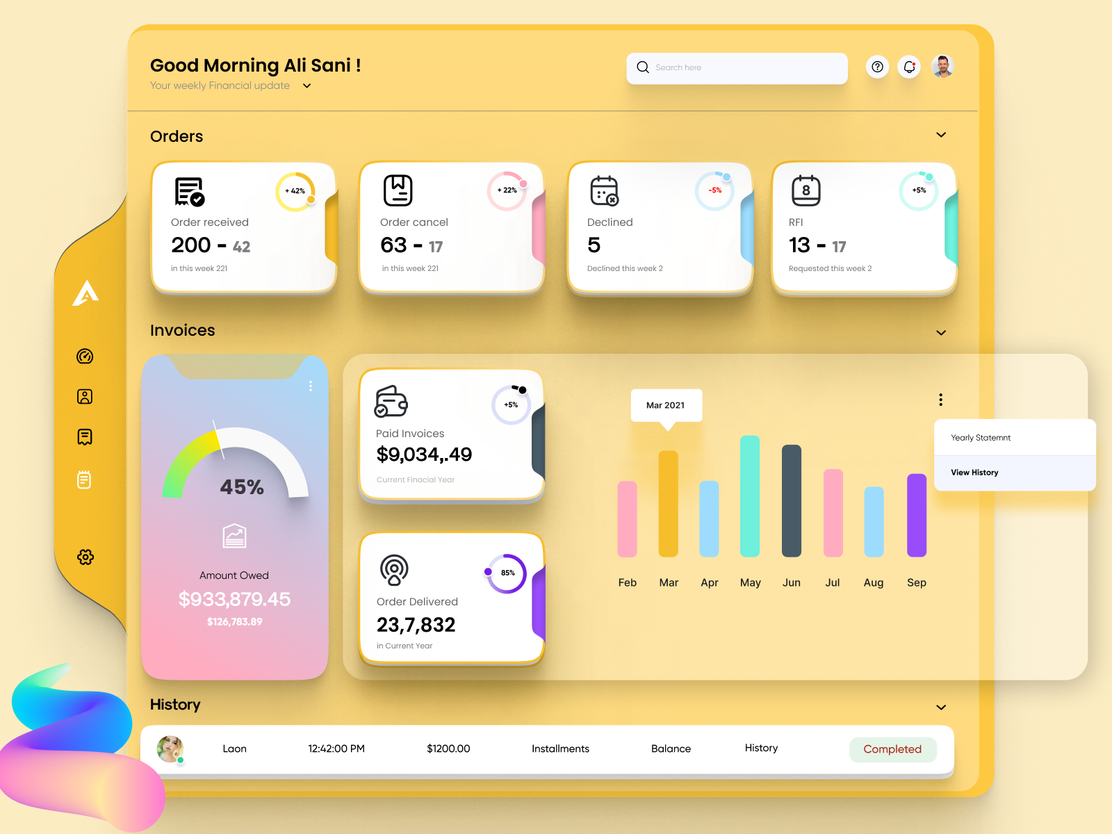 Example of High Converting Mobile App UI Design