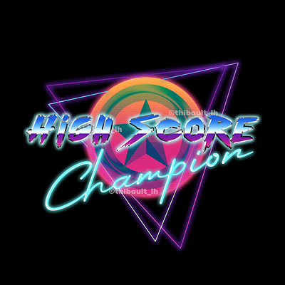 High Score Champion aesthetic