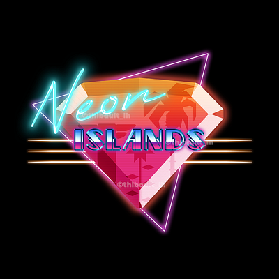 Neon Islands aesthetic