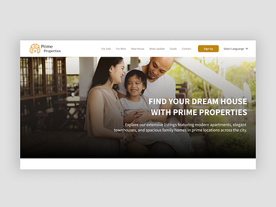 (Prime Properties) Real Estate Web - Home page details realestate realestatedesign realestateweb ui uiux ux web webdesign