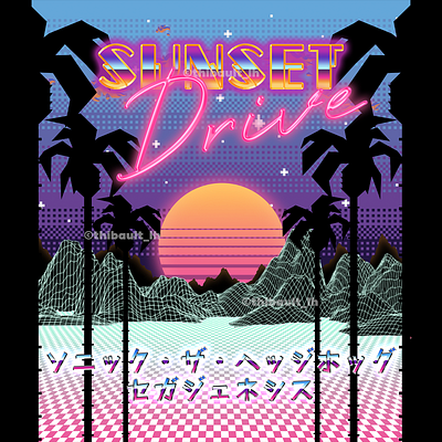 Sunset Drive aesthetic