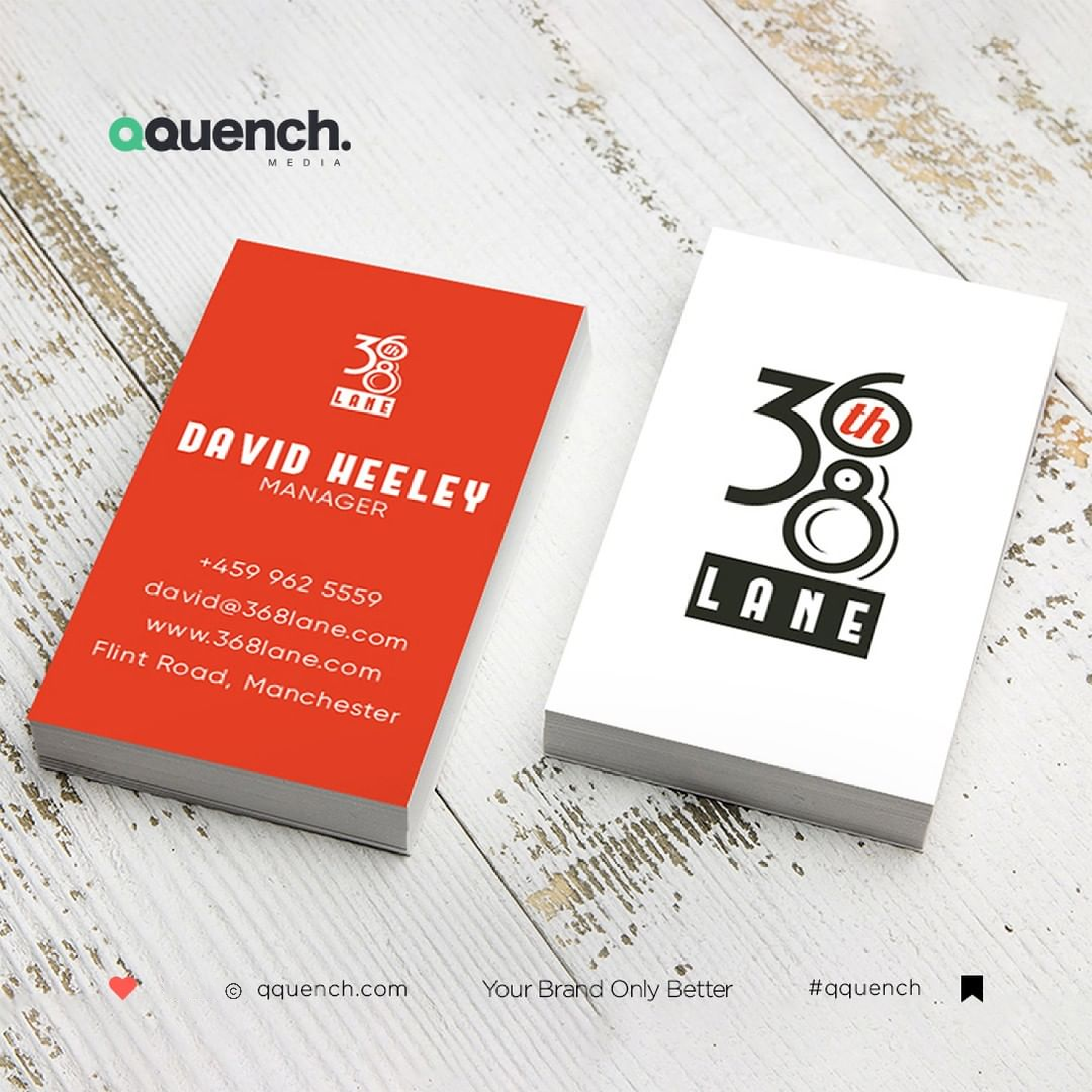 Visiting Card for Restaurant uiux