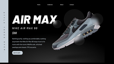 Air max animation graphic design logo ui