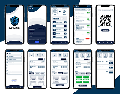 EMI-TRACKON APP DESIGN branding creative emiapp logo mobileapp ui ux