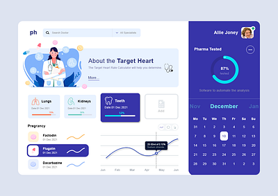 Doctor Appointment Booking Dashboard creative dashboard design doctor ui ux