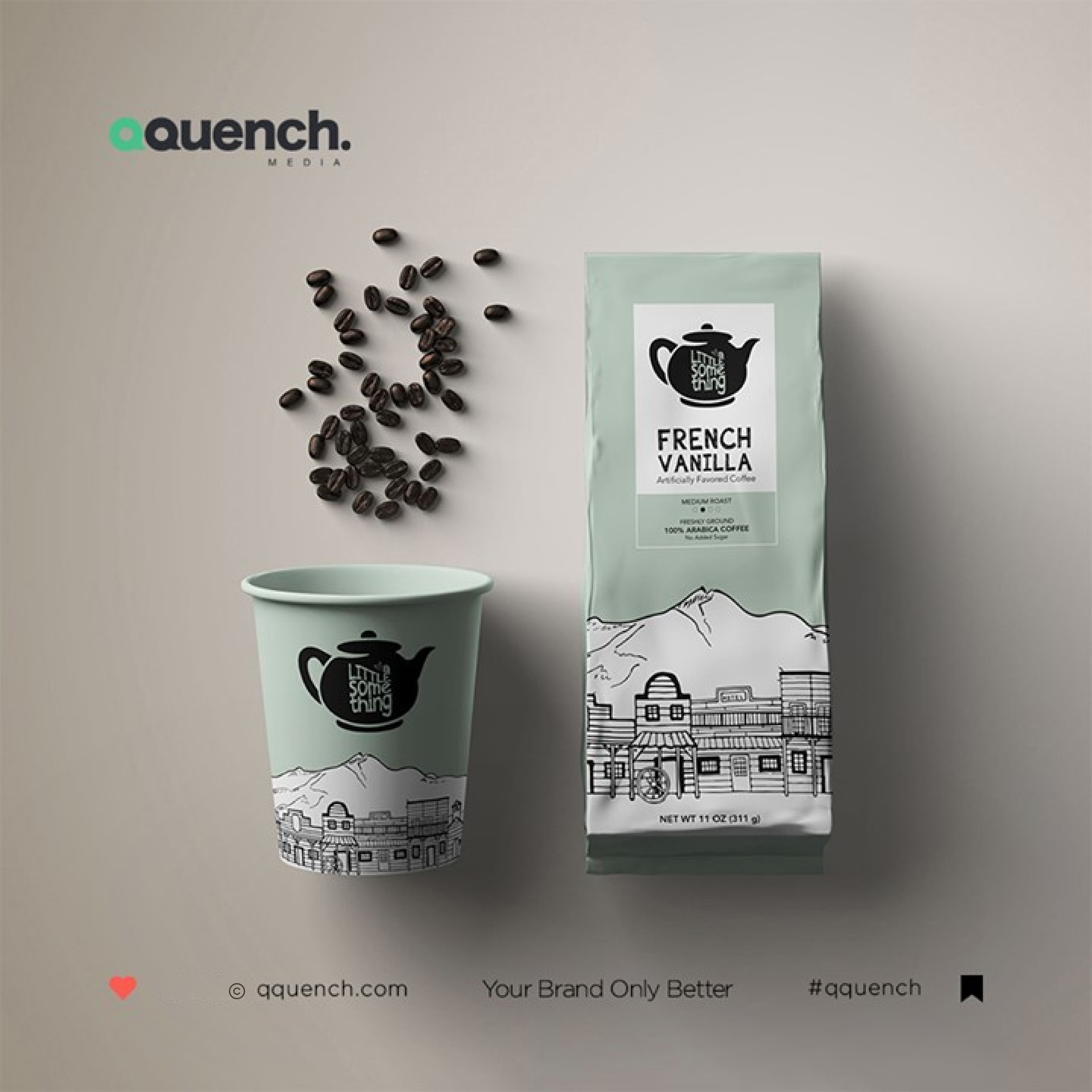 Packaging Design for Coffee Brand advertise