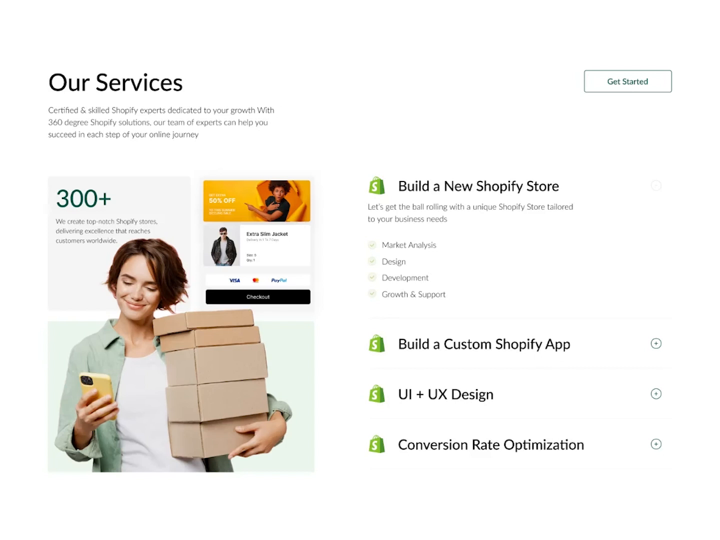 Website Services Section UI UX by Mohsin Manzoor on Dribbble