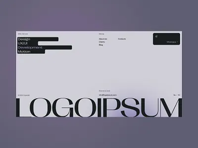 Footer Issue 007 design footer minimal web design
