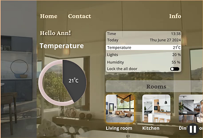 UI #21 Home Monitoring Dashboard animation dashboard figma graphic design home home monitoring dashboard logo ui ux webflow