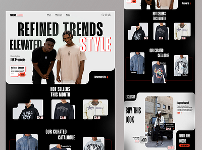 Clothing Store- Ui/UX Design clothes clothing store figma uiux