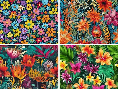Flower Pattern ai flower moregraphics pattern
