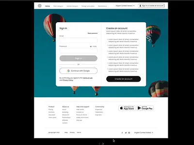 Log In / Sign Up Design app application branding design graphic log in onboarding project sign up ui ui design ux ux design web website
