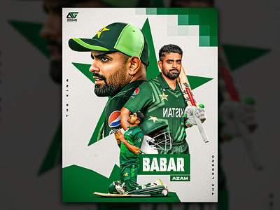 Cricket poster design / Babar azam poster babar babar azam babar azam poster banner cr7 cricket poster football poster graphic design ipl messi pcb poster poster design psl ronaldo social media post sports poster virat kohli virat poster worldcup