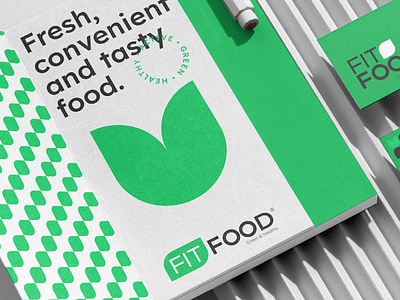 FITFOOD - Fresh Food Branding book branding design download free freebie graphic design illustration logo mockup mockup cloud mockupcloud packaging ui