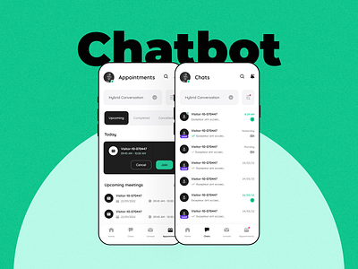 Chatbot App - Case Study 3d animation app branding button chatbot dashboard finance graphic design logo menu minimal mobile ui onboarding payment portfolio profile task manager ui ux