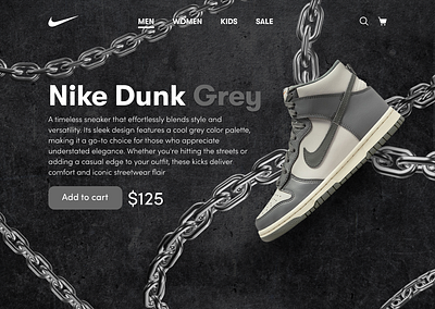 Sneakers Store- Landing Page UI/UX Design design figma sneakers uiux