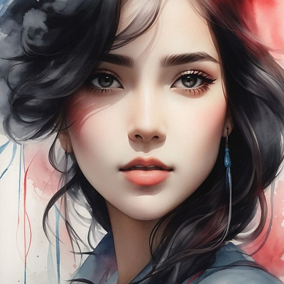 Girl art a beautiful girl ai art