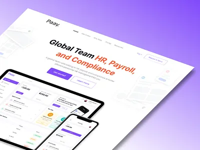 Saas Landing Page UI/UX Design dashboard design figma finance finance landing page hr hr management landing page payroll product design saas saas landing page saas software saas website software software design uiux user experience user interface website