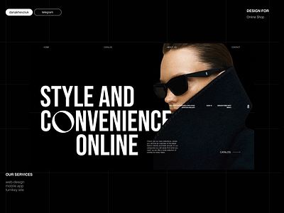 Home screen for E-commerce clothes commerce design e commerce online shop shop ui ux web web design