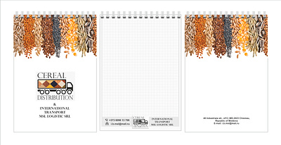 Notepad cover and inner page design graphic design logo product design