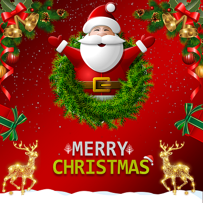 Christmas Social Media Post animation branding graphic design