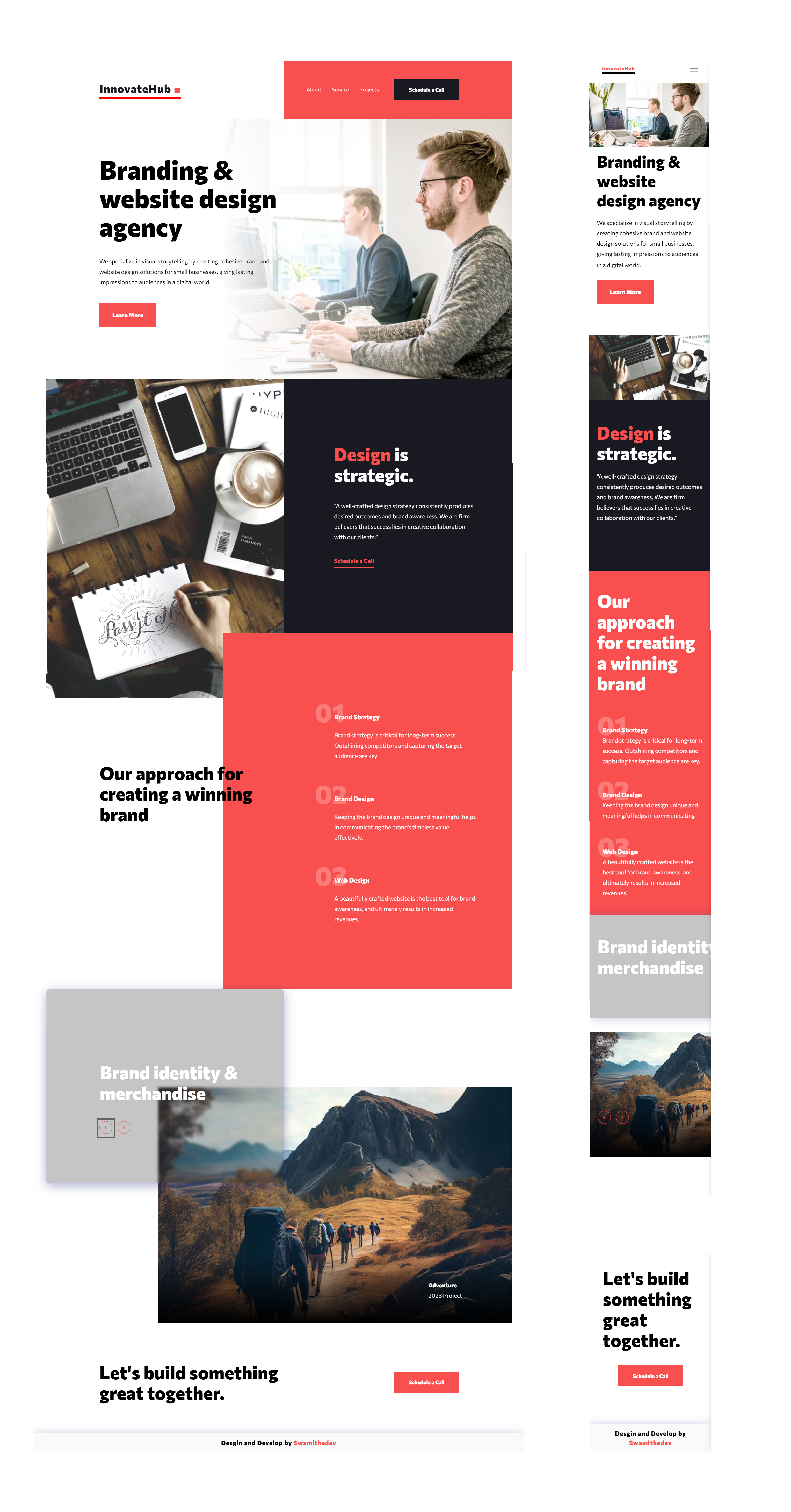 InnovateHub animation developer frontend innovatehub landingpage resposive swaminathanselvam swamithedev ui webdesgin