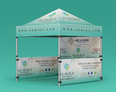 Jewelry Canopy Tent Design background remove banner design canopy tent diamond graphic design illustrator jewelry tent design