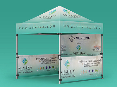 Jewelry Canopy Tent Design background remove banner design canopy tent diamond graphic design illustrator jewelry tent design