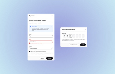 Minimal UI - modal example components input minimal modal ui