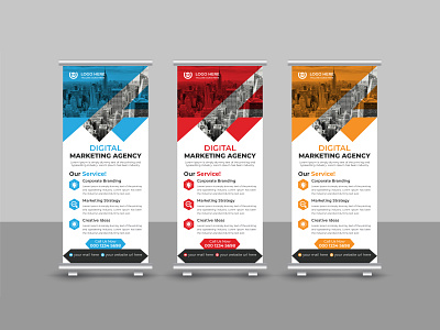 Corporate Business Marketing Roll Up Banner Design advertisement banner branding business corporate creative design display graphic design marketing modern pop up banner presentation print template pull up banner retractable banner roll up roll up banner stationery x banner